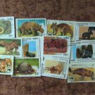 Various Wildlife Postage Stamp Collection Assortment Mammals Reptiles Prehistoric