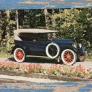 Stutz Six 1923 Touring Car Postcard Antique Automobile Transportation Blue With White Roof Stutz Six 1923 Touring Car Postcard Antique Automobile Transportation Blue With White Roof