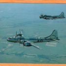 Two Military WW 11 Airplanes Boeing B - 29A Superfortress Postcard Unposted Two Military WW 11 Airplanes Boeing B - 29A Superfortress Postcard Unposted
