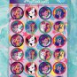 Scrapbooking Stickers My Little Pony Four Sheets For Crafting School Projects