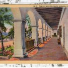Old Mission Postcard Vintage Linen Santa Barbara California Historic Building Old Mission Postcard Vintage Linen Santa Barbara California Historic Building