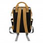 Personalized Black and Gold Diaper Bag with crown, Backpack, Multifunctional Diaper Backpack
