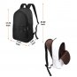 Personalized Black girl Blue  Backpack Set/ Puff hair girl school bags