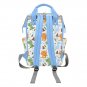 Blue Baby Dinosaur Diaper Bag, Backpack, Multifunctional Diaper Backpack