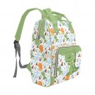 Green Baby Dinosaur Diaper Bag, Backpack, Multifunctional Diaper Backpack