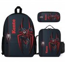 Personalized 3 Piece Spiderman school bag set for Kids, lunch bag, pencil case