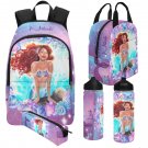 Personalized Mermaid Backpack Set, Girl's mermaid school bags