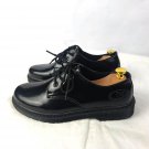 Men's Black Low Boots Synthetic Leather Formal Shoes