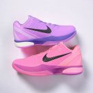 Unisex Pink Purple Basketball Shoes Athletic Sports Sneakers