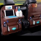 Universal Car Seat Back Organizer Foldable Tray Table PU Leather Storage Bag for SUV Truck Universal Car Seat Back Organizer Foldable Tray Table PU Leather Storage Bag for SUV Truck