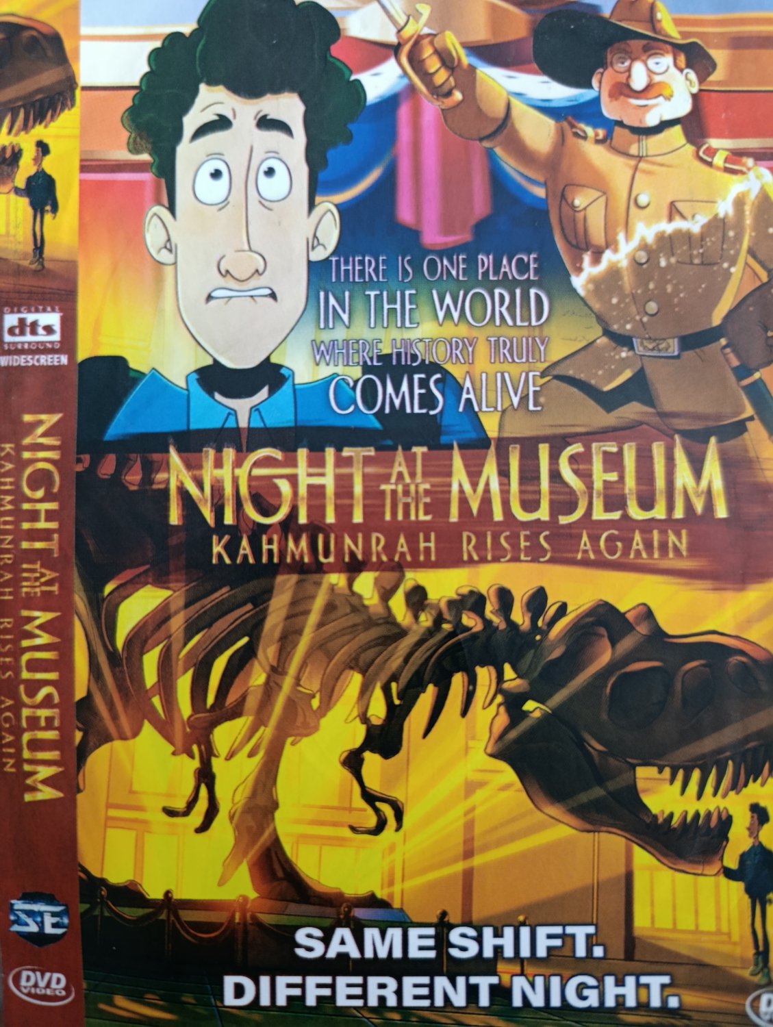 NIGHT AT THE MUSEUM KAHMUNRAH RISES AGAIN DVD AnIMATION Movie Free Shipping 2022