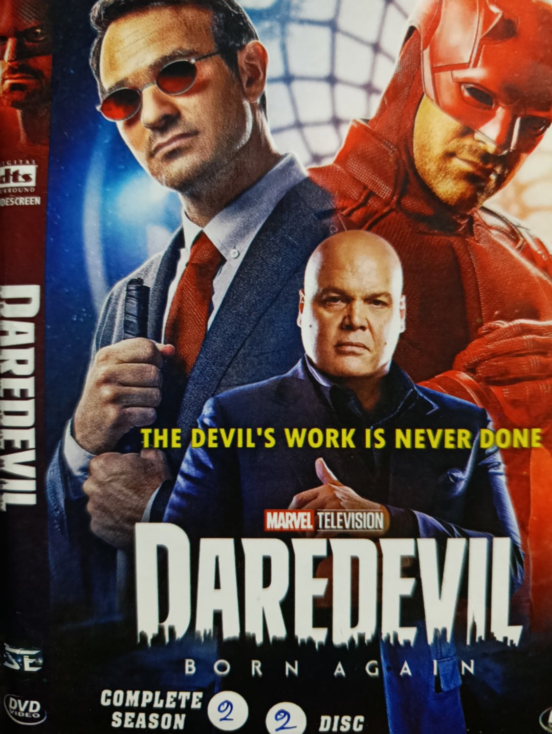 DAREDEVIL BORN AGAIN DVD TV SERIES COMPLETE SEASON ( 02 ) free shipping 2026