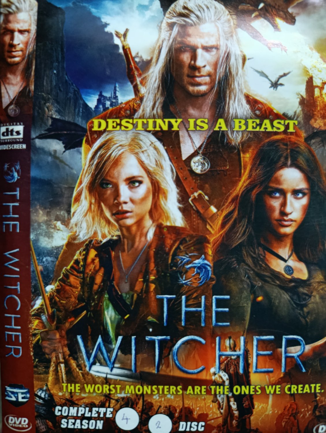 THE WITCHER  DVD TV SERIES season ( 04 ) free shipping 2025