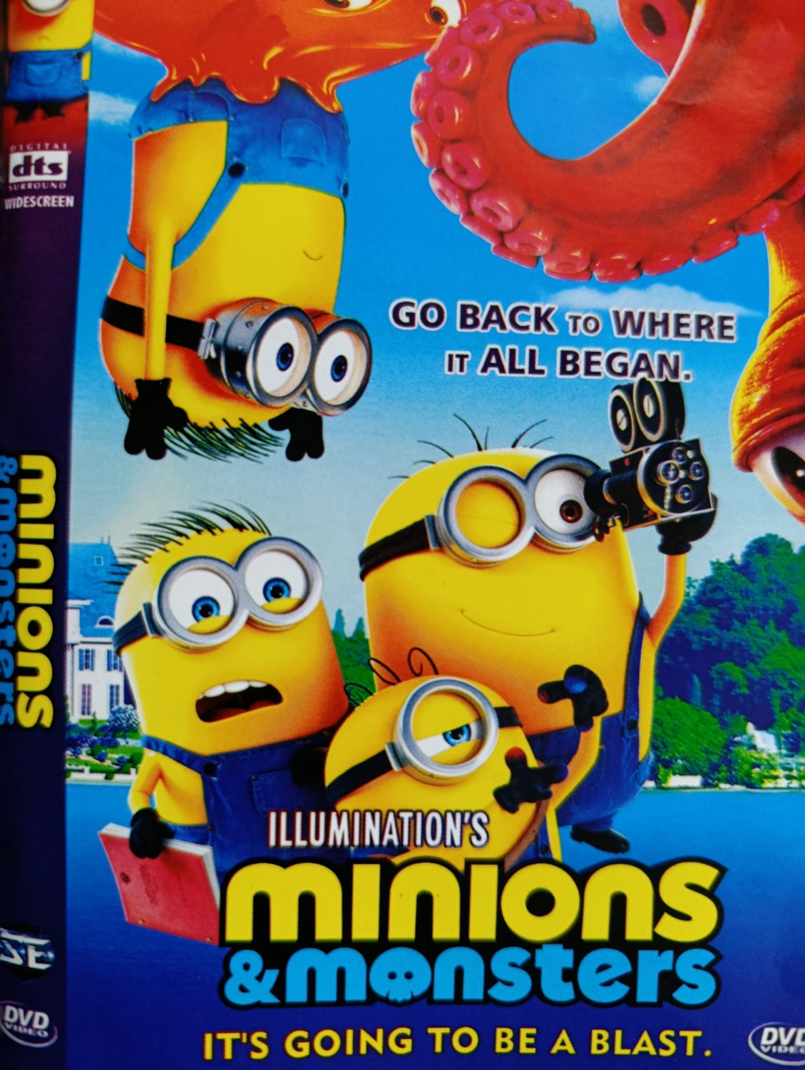 MINIONS & MONSTERS ( IT'S GOING TO BE A BLAST) DVD Movie free shipping 2026