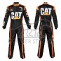 Black & Orange Kart Racing Suit | Custom Motorsport Go Kart Racing Overall