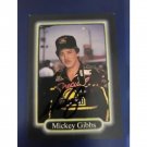 signed/autographed nascar card-mickey gibbs-1990 maxx