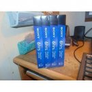 new-4 pack sony t-120 blank vhs tapes-sony