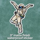 Sticker - Spaceman Dancer - DMB inspired - 3"