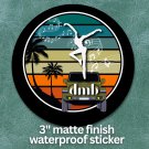 Sticker - JEEPY sunset - DMB inspired - 3" Sticker - JEEPY sunset - DMB inspired - 3"