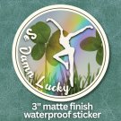 Sticker - So Damn Lucky - rainbowFD - DMB inspired - 3" Sticker - So Damn Lucky - rainbowFD - DMB inspired - 3"