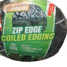 Zip Coiled Edging Black Landscape Flexible 20' Includes 10 Fabric Pins 1 Coupler Zip Coiled Edging Black Landscape Flexible 20' Includes 10 Fabric Pins 1 Coupler