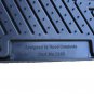 Road Comforts Tesla Model Floor Mats Black All Weather Part No. 2333