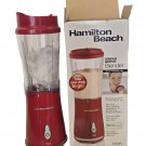 Hamilton Beach Red  Personal Single Serve Blender with Travel Lid Model 51101R
