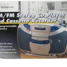 White Westinghouse 1999 AM/FM Stereo CD Player Cassette Recorder Model WPD14142 White Westinghouse 1999 AM/FM Stereo CD Player Cassette Recorder Model WPD14142