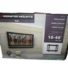 Monster Mounts Super Flat TV Wall Mount 10" – 40" TVs Monitors Ultra‑Slim