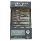 Better Homes & Gardens Brushed Nickel S Shaped Shower Hooks Set Of 12
