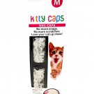 Kitty Caps Nail Caps for Cats Medium 40 Count Clear Cat Claw Covers Kitty Caps Nail Caps for Cats Medium 40 Count Clear Cat Claw Covers