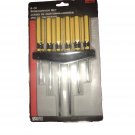 Project Pro 6 pc Screwdriver Set with Storage Rack - 3 Slotted & 3 Phillips Project Pro 6 pc Screwdriver Set with Storage Rack - 3 Slotted & 3 Phillips