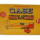 Case Vintage Airplane Bank 1st In a Series DieCast Metal Stock #ZJD 700/40001 Case Vintage Airplane Bank 1st In a Series DieCast Metal Stock #ZJD 700/40001