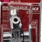 Dual Outlet Valve Brass Ball 4309472 Outlet: 3/8"OD X 1/4"OD Inlet: 1/2" FIP