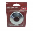 ACE Shallow Flange  Chrome Metal  1/2 " pipe or  3/4" O.D. Tube  #40359