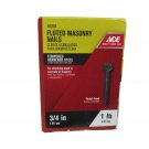 Ace 50004 ACE" Masonry Fluted Shank Nail 3/4" 1 lb. Ace 50004 ACE" Masonry Fluted Shank Nail 3/4" 1 lb.