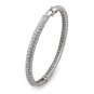 Fine Pave Cubic Zirconia Bangle - FREE SHIPPING