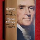 Thomas Jefferson The Art of Power Jon Meacham signed book,