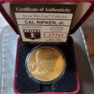 Cal Ripken Jr bronze coin, the Highland Mint, #23342 - 25,000 with box. Baltimore Orioles Cal Ripken Jr bronze coin, the Highland Mint, #23342 - 25,000 with box. Baltimore Orioles