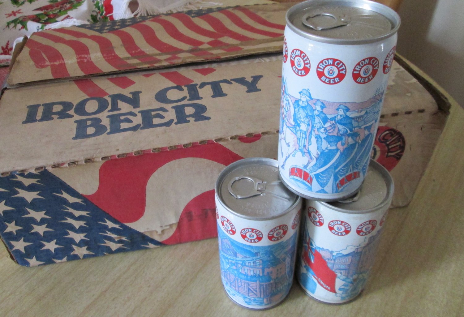 Collectible Iron City Beer Cans Sons of Liberty 1776