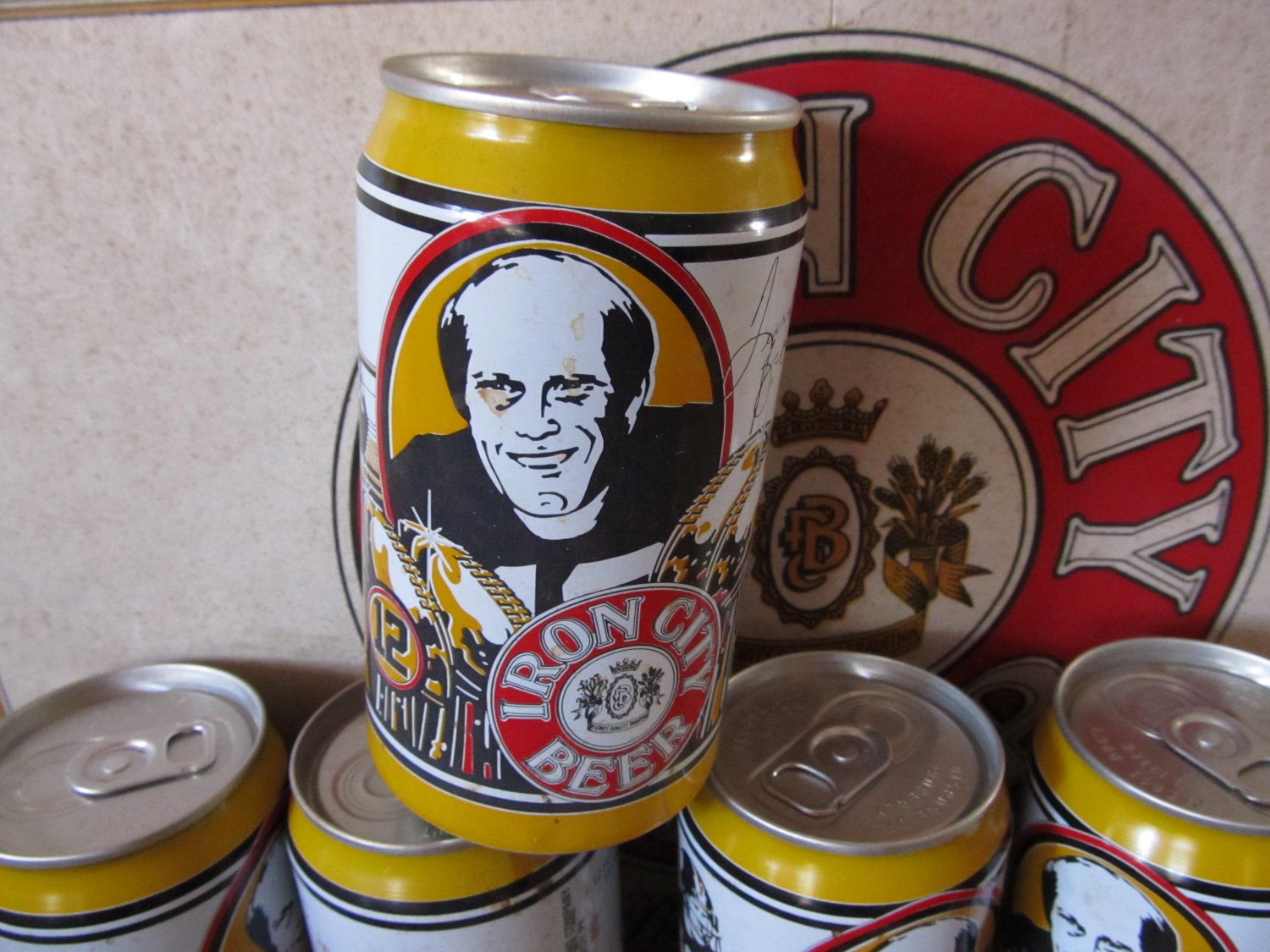 Collectible Iron City Beer Pittsburgh Steelers Beer CASE 12 oz Cans