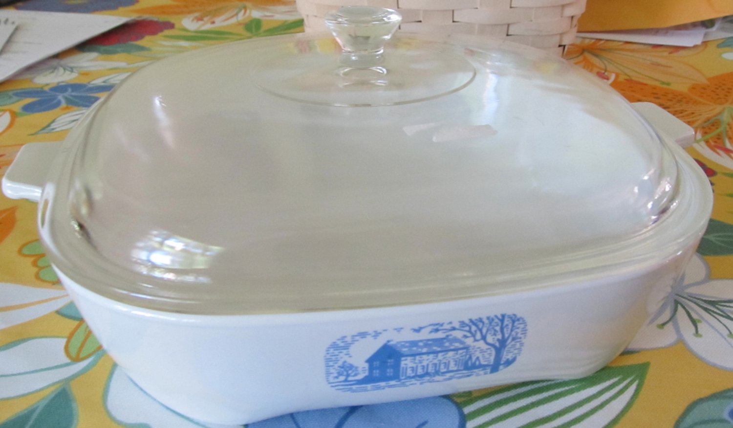 Vintage Corning Pyrex 10" Browning Skillet with Lid