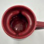 HotJo Ceramic Insulated Coffee Carafe Burgundy Red Drink Warmer Inner Insert