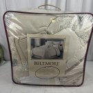 Biltmore Vignette Queen Comforter Set Comforter Bedskirt & 2 Shams Beige Biltmore Vignette Queen Comforter Set Comforter Bedskirt & 2 Shams Beige
