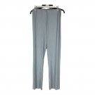 Zara Light Blue Pleated Wide-Leg Pants Size Large Polyester & Elastane Zara Light Blue Pleated Wide-Leg Pants Size Large Polyester & Elastane
