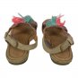 Girls Woven Tassel Sandals Size 9 Colorful Textile Upper Adjustable Strap