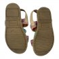 Girls Woven Tassel Sandals Size 9 Colorful Textile Upper Adjustable Strap