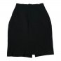 Zara Basic Womens Size Small Black High-Waist Pencil Skirt Back Zipper Closure