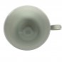 Silverie Fine China Sapphire Footed Teacup Floral Platinum Trim Discontinued 90s