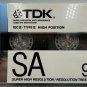 TDK SA90 Type II High Position 90 Min Super Avilyn Audio Cassette Tape Sealed